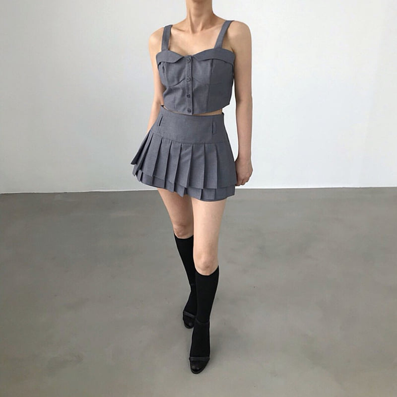 Twomoon - Korean Women Fashion - #momslook - Osla Bustier Top - 6