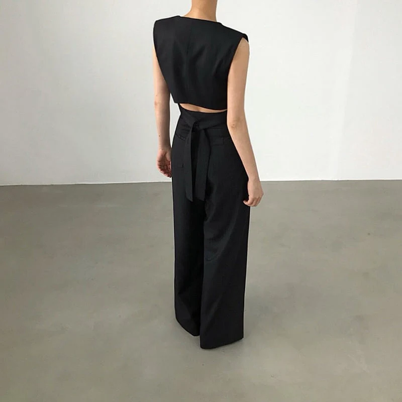 Twomoon - Korean Women Fashion - #momslook - Nail Belted Top - 3