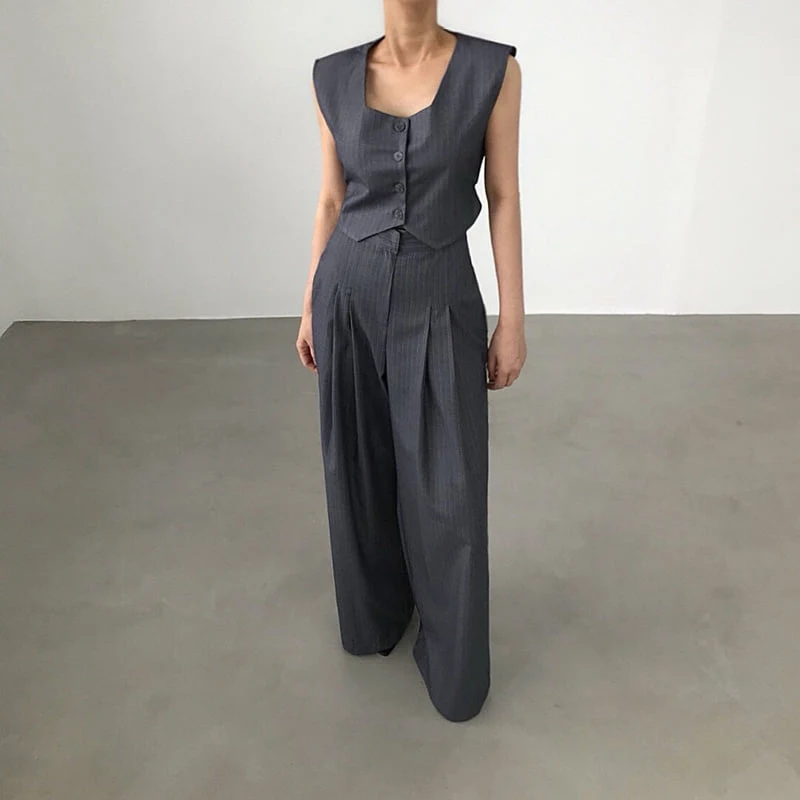 Twomoon - Korean Women Fashion - #momslook - Nail Belted Top - 7