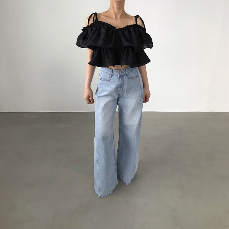 Twomoon - Korean Women Fashion - #momslook - Merci Ruffle Blouse - 5