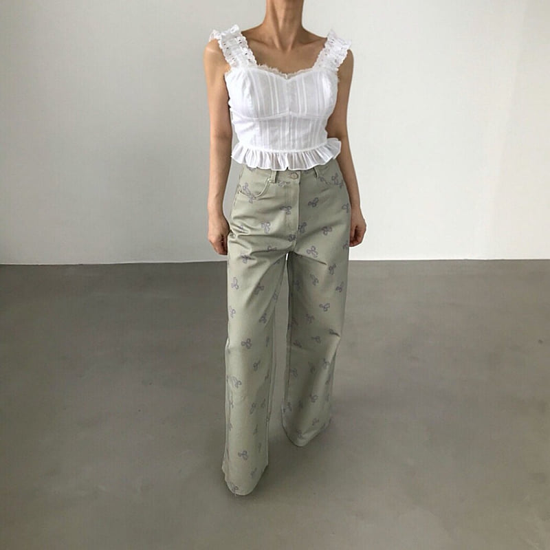 Twomoon - Korean Women Fashion - #momslook - Lua Lace Top - 2