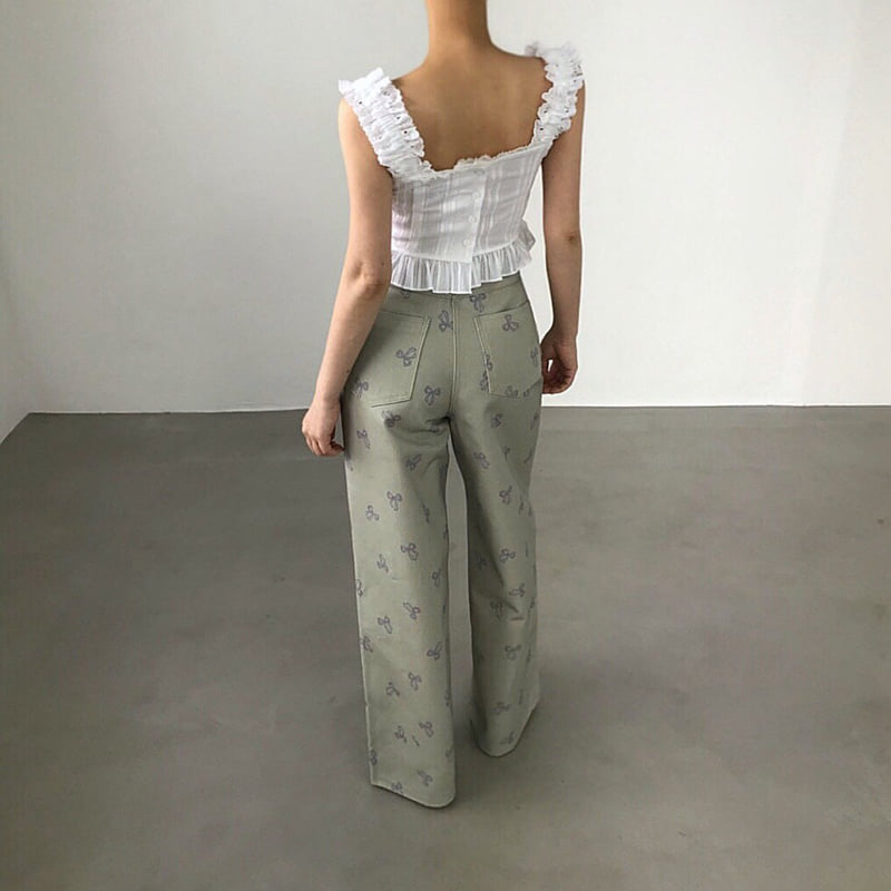 Twomoon - Korean Women Fashion - #momslook - Lua Lace Top - 3