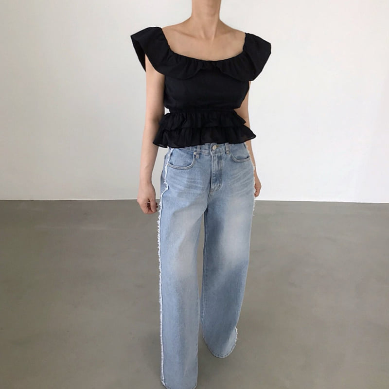 Twomoon - Korean Women Fashion - #momslook - Angela Ruffle Blouse - 11