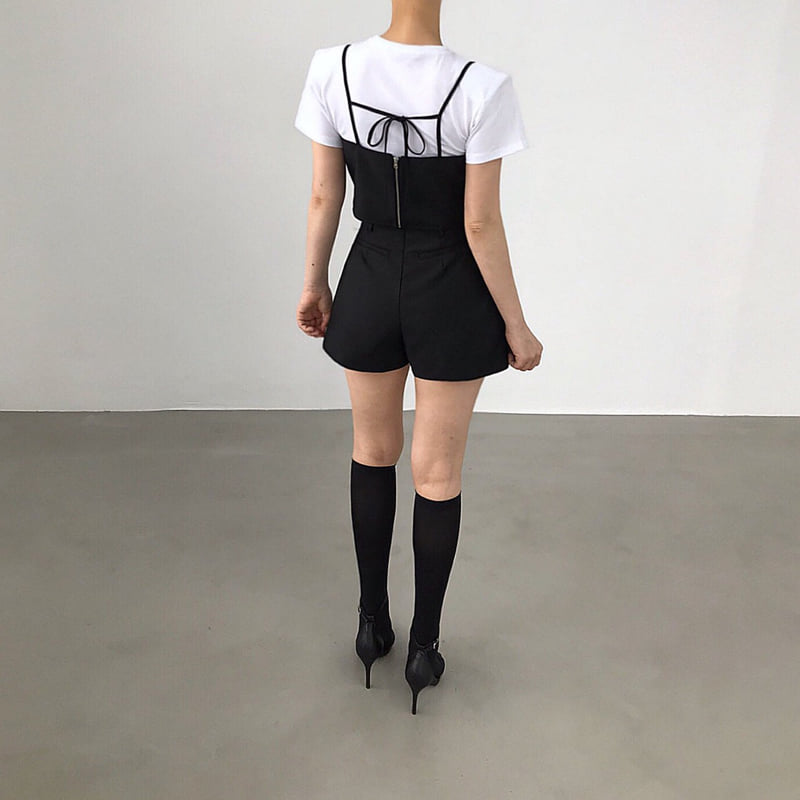 Twomoon - Korean Women Fashion - #momslook - Soul Sleeveless Top - 5