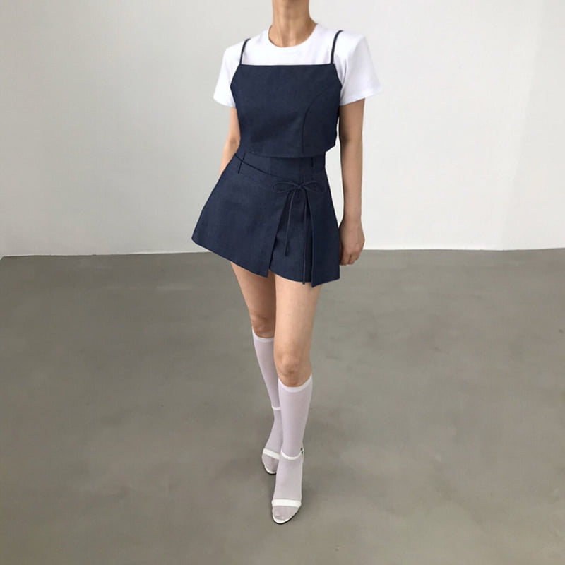 Twomoon - Korean Women Fashion - #momslook - Soul Sleeveless Top - 9