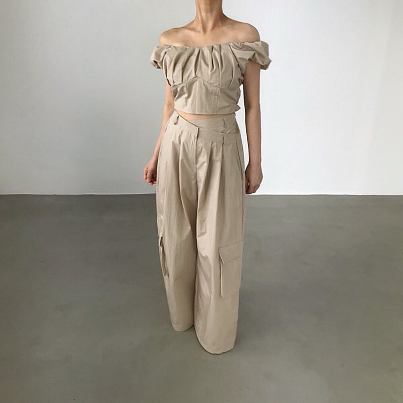 Twomoon - Korean Women Fashion - #pursuepretty - Dellen Asymmetric Pants - 6