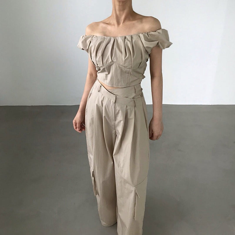 Twomoon - Korean Women Fashion - #romanticstyle - Dellen Puff Top - 9