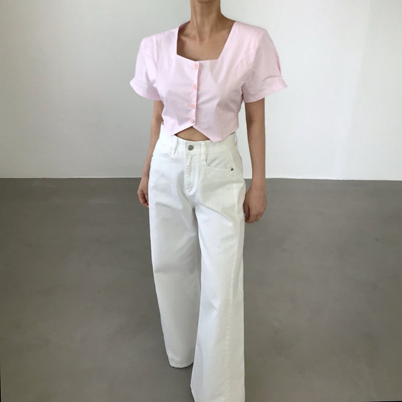 Twomoon - Korean Women Fashion - #romanticstyle - Press Belted Shirt - 5
