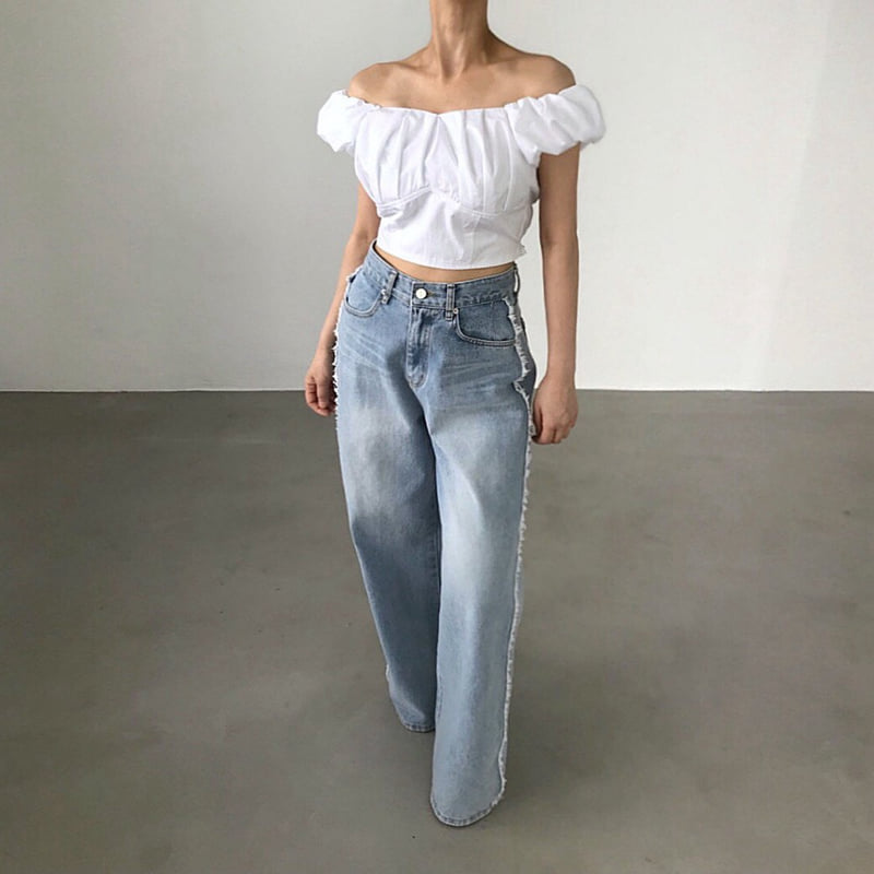 Twomoon - Korean Women Fashion - #shopsmall - Dellen Puff Top - 10