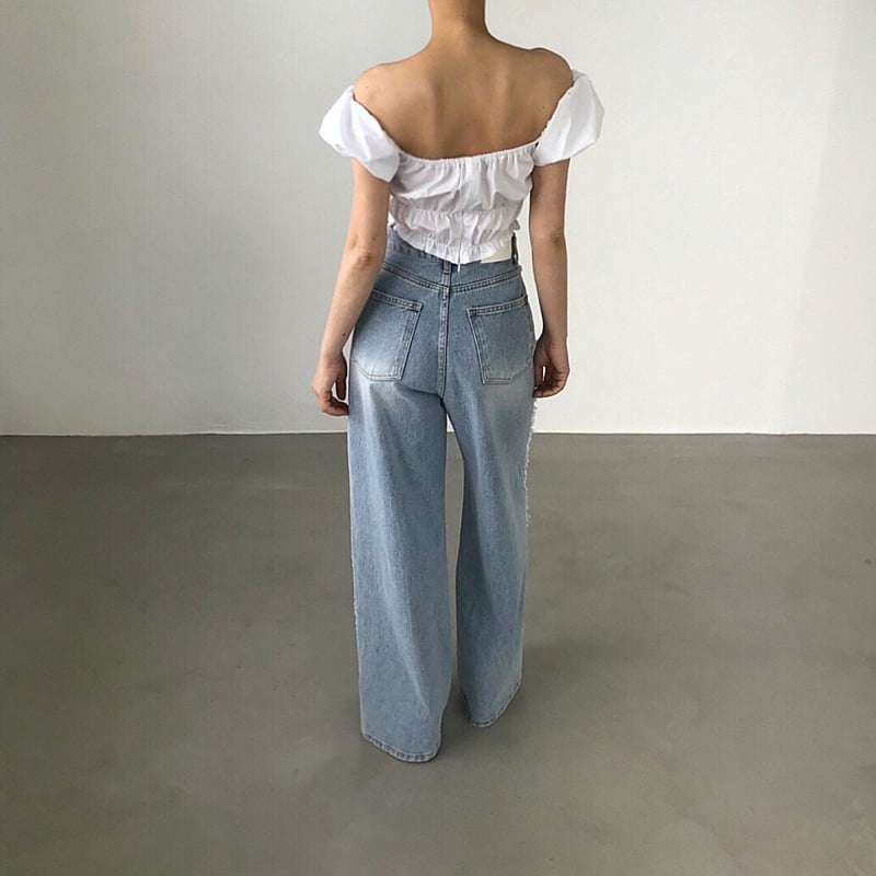 Twomoon - Korean Women Fashion - #thatsdarling - Dellen Puff Top - 11