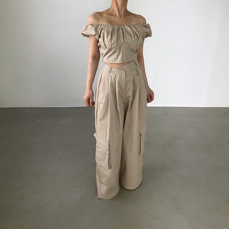 Twomoon - Korean Women Fashion - #thatsdarling - Dellen Asymmetric Pants - 10