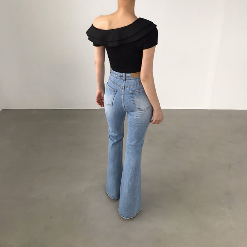 Twomoon - Korean Women Fashion - #thatsdarling - Bona Asymmetric Tee - 9