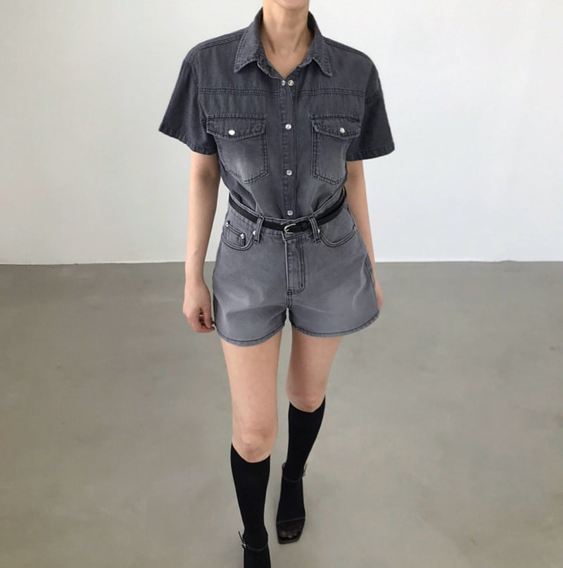 Twomoon - Korean Women Fashion - #momslook - Dia Half Pants - 4