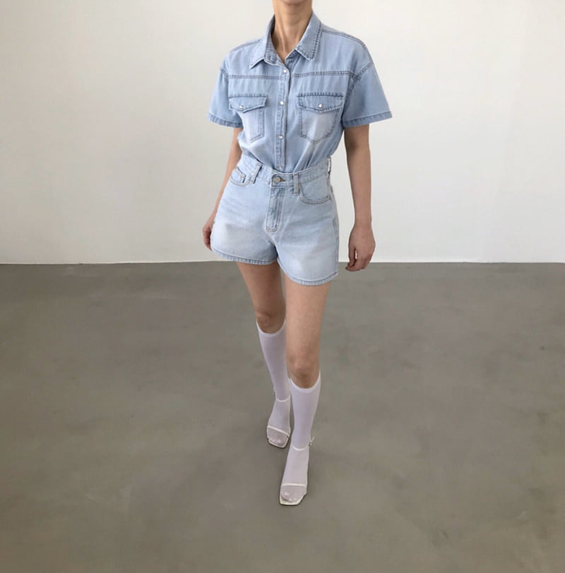 Twomoon - Korean Women Fashion - #womensfashion - Dia Half Pants - 6
