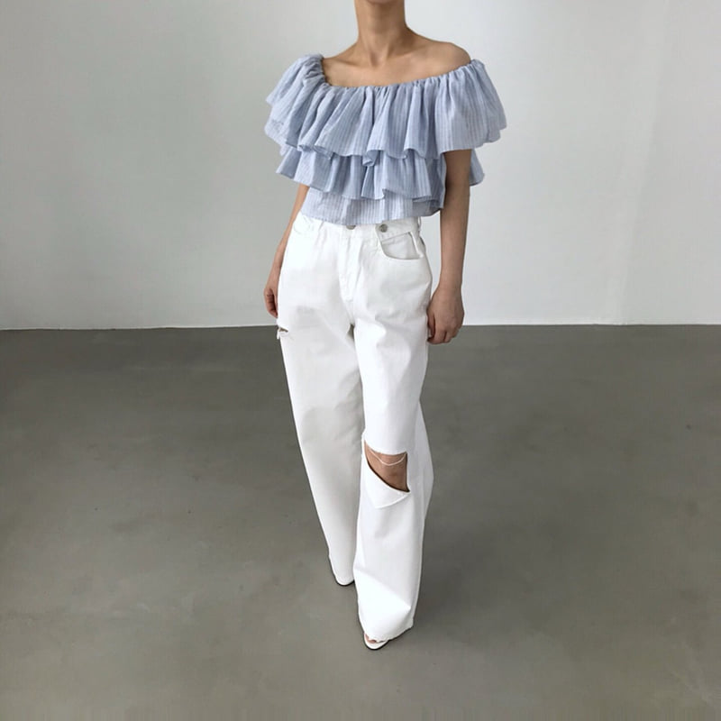 Twomoon - Korean Women Fashion - #womensfashion - Blony Ruffle Top - 2