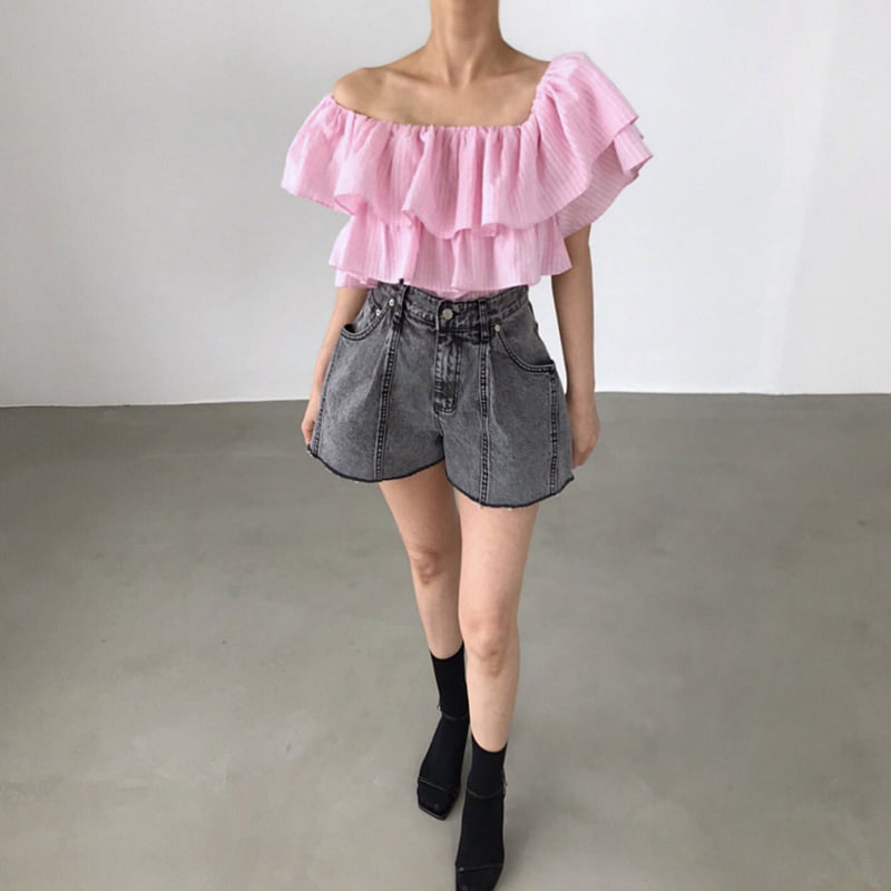 Twomoon - Korean Women Fashion - #womensfashion - Blony Ruffle Top - 6