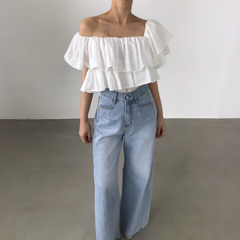 Twomoon - Korean Women Fashion - #womensfashion - Blony Ruffle Top - 8