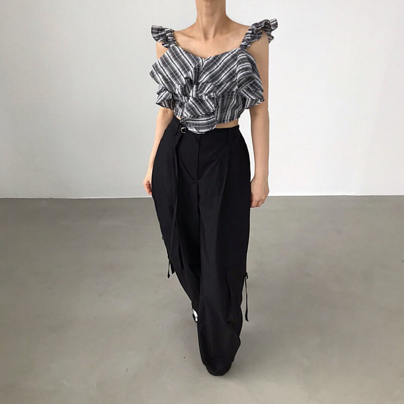 Twomoon - Korean Women Fashion - #womensfashion - Rose Frill Top - 6