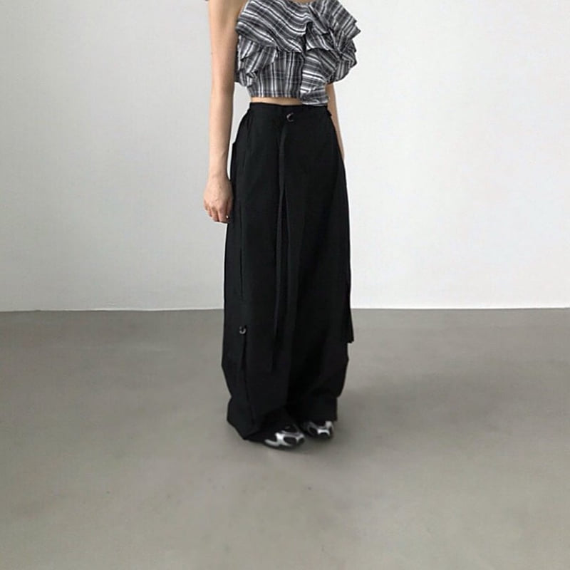 Twomoon - Korean Women Fashion - #womensfashion - Louai Belt Pants - 5