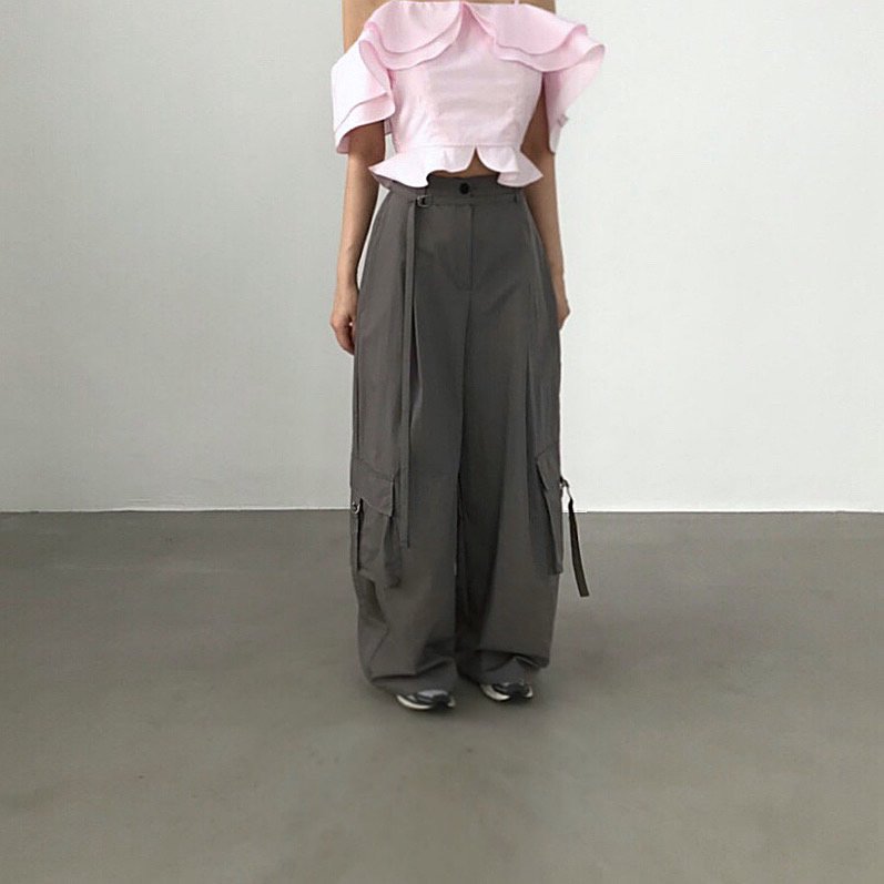 Twomoon - Korean Women Fashion - #womensfashion - Louai Belt Pants - 7
