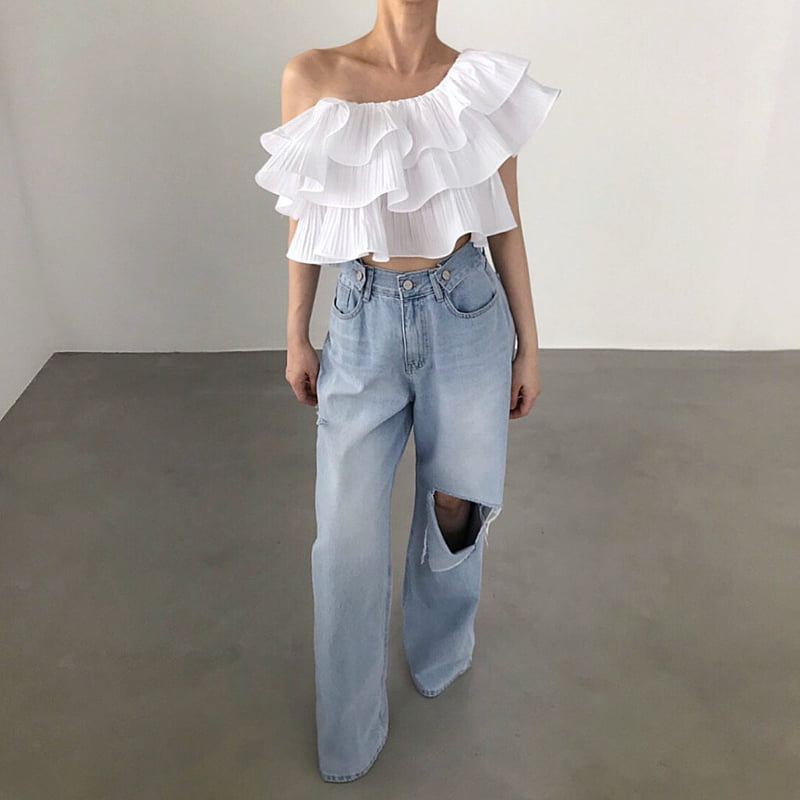 Twomoon - Korean Women Fashion - #womensfashion - Brielle Wire Top - 10