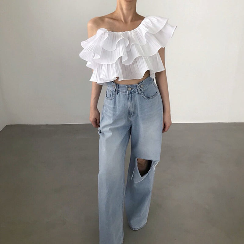 Twomoon - Korean Women Fashion - #womensfashion - Brielle Wire Top - 12