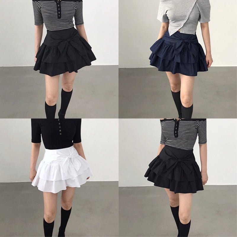 Twomoon - Korean Women Fashion - #womensfashion - Brenda Ribbon Skirt