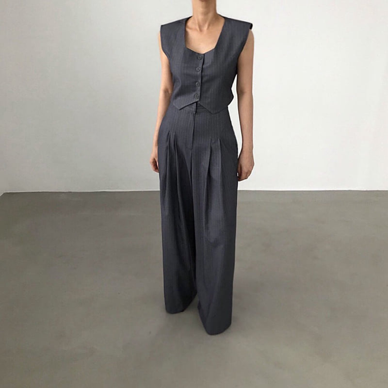 Twomoon - Korean Women Fashion - #womensfashion - Nail Belted Top - 10