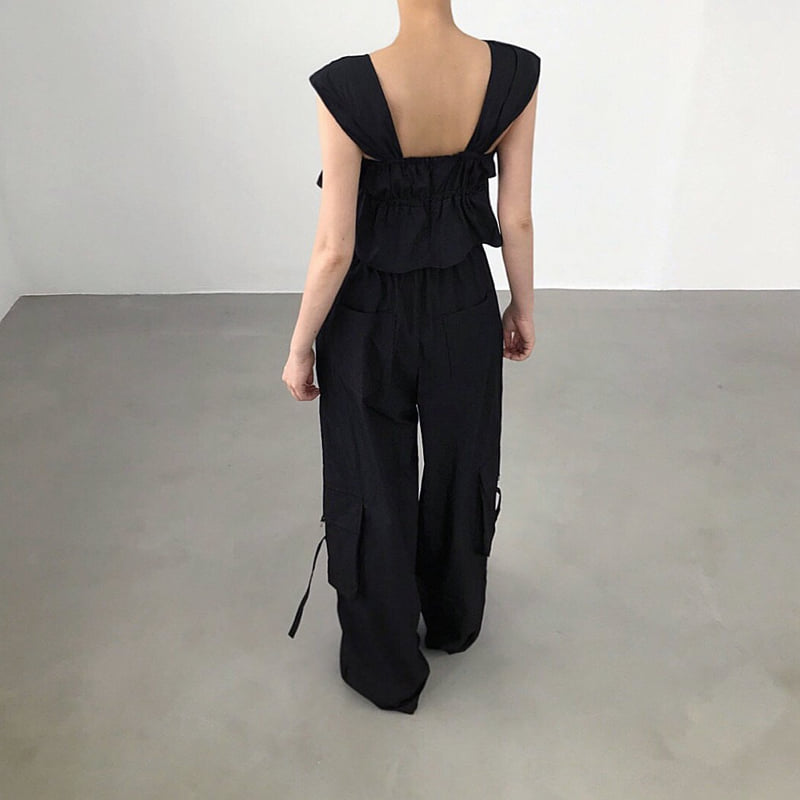 Twomoon - Korean Women Fashion - #womensfashion - Dolce Asymmetric Sleeveless Top - 8