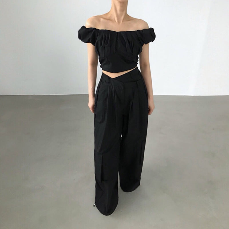 Twomoon - Korean Women Fashion - #momslook - Dellen Puff Top - 4