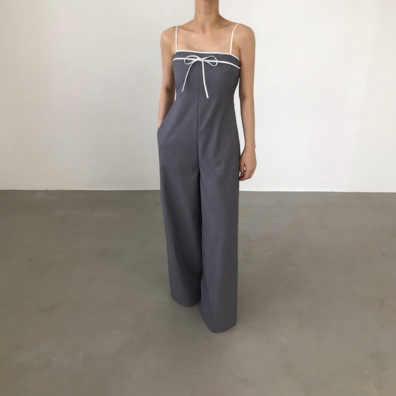 Twomoon - Korean Women Fashion - #womensfashion - Leaf Simple Jumpsuit - 9