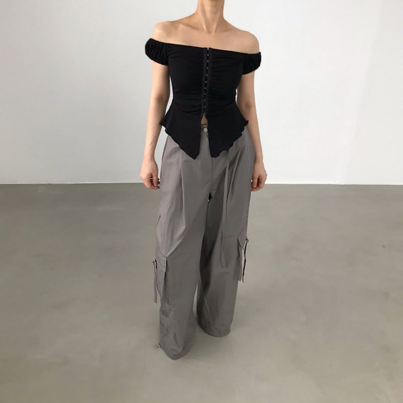 Twomoon - Korean Women Fashion - #womensfashion - Neris Shirring Top - 6