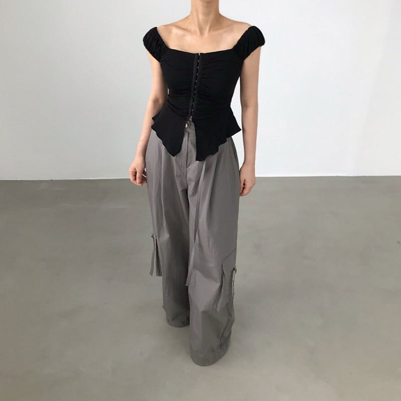 Twomoon - Korean Women Fashion - #womensfashion - Neris Shirring Top - 8