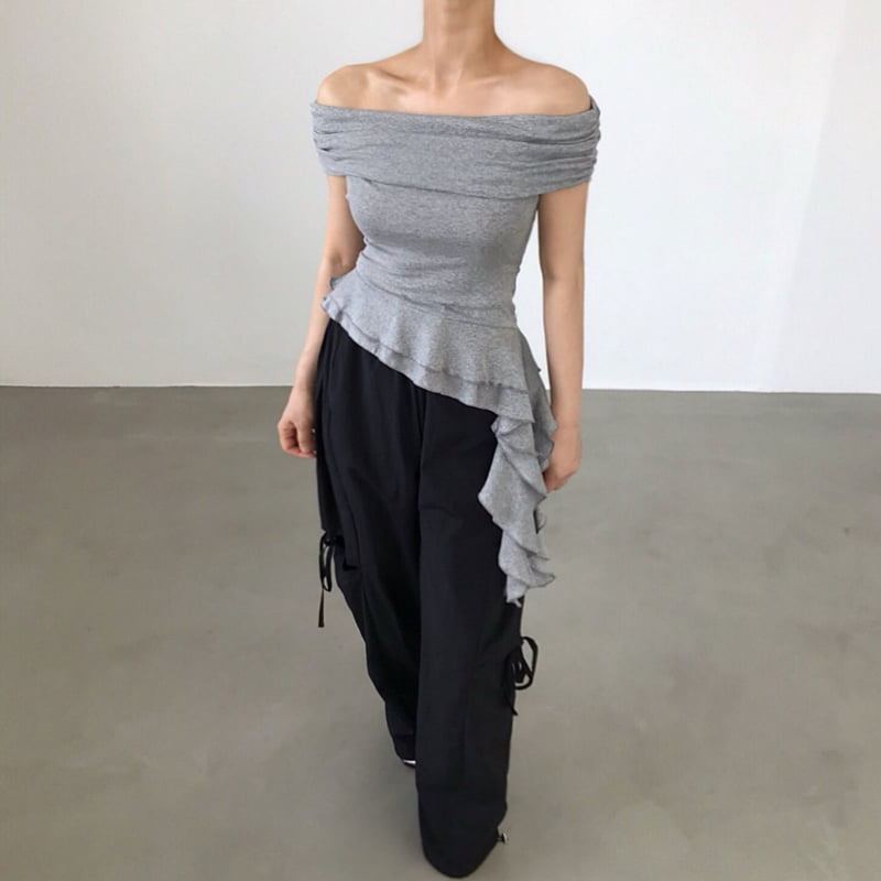 Twomoon - Korean Women Fashion - #womensfashion - Ellen Off-shoulder Top - 10