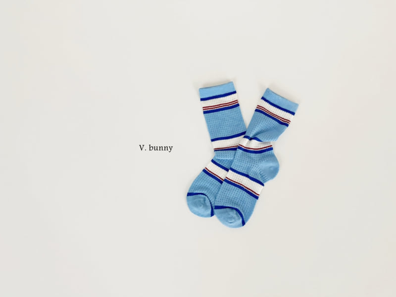 V Bunny - Korean Children Fashion - #childofig - Party Dog Socks Set - 6