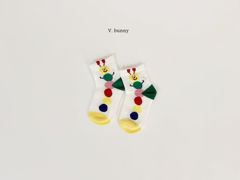 V Bunny - Korean Children Fashion - #childrensboutique - Sunny Star Socks Set - 4