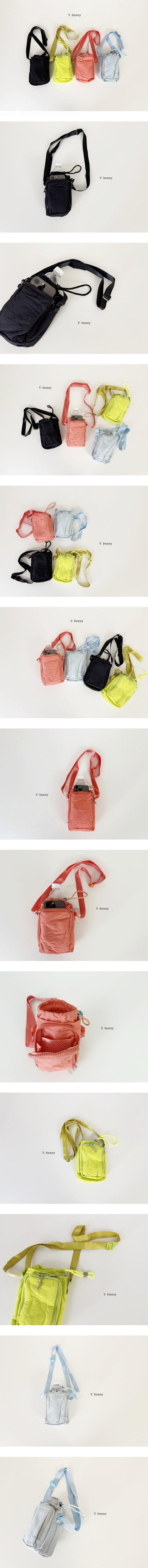 V Bunny - Korean Children Fashion - #discoveringself - Pocket Water Bottle Bag