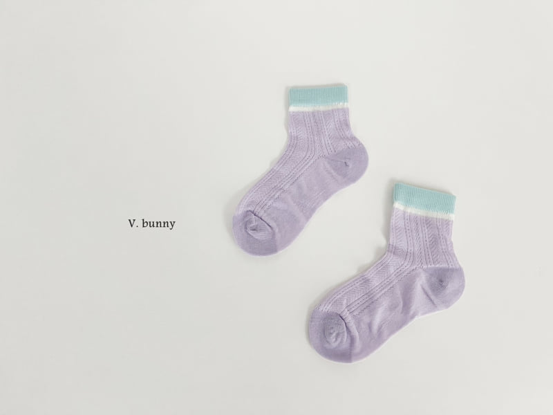 V Bunny - Korean Children Fashion - #fashionkids - Mudang Socks Set - 8