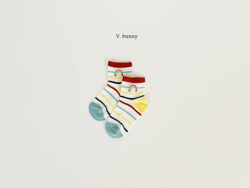 V Bunny - Korean Children Fashion - #fashionkids - Sunny Star Socks Set - 6
