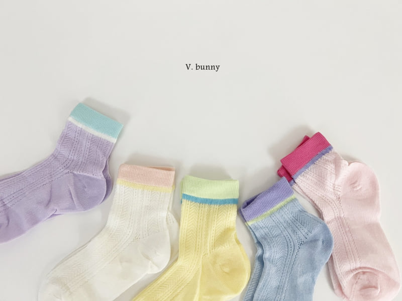 V Bunny - Korean Children Fashion - #kidsshorts - Mudang Socks Set - 9