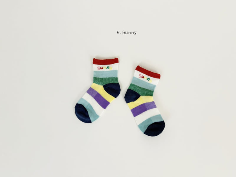 V Bunny - Korean Children Fashion - #kidsstore - Sunny Star Socks Set - 8