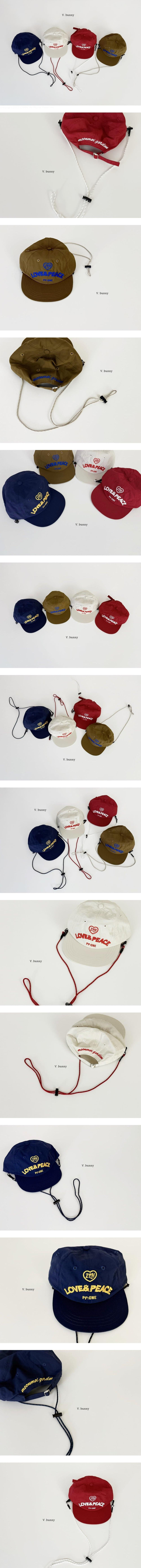 V Bunny - Korean Children Fashion - #kidzfashiontrend - Love Peace Cap