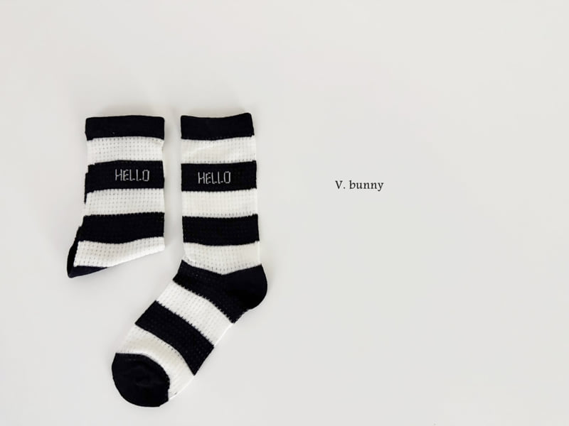 V Bunny - Korean Children Fashion - #littlefashionista - I'm Bear Socks Set - 5