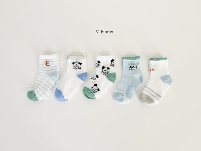 V Bunny - Korean Children Fashion - #littlefashionista - Hello Hello Socks Set