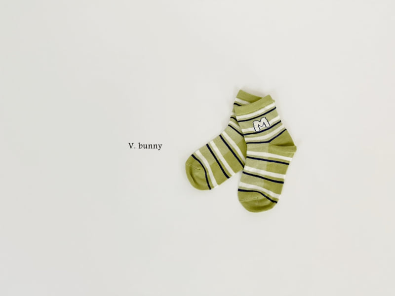 V Bunny - Korean Children Fashion - #stylishchildhood - Dino M Socks Set - 9