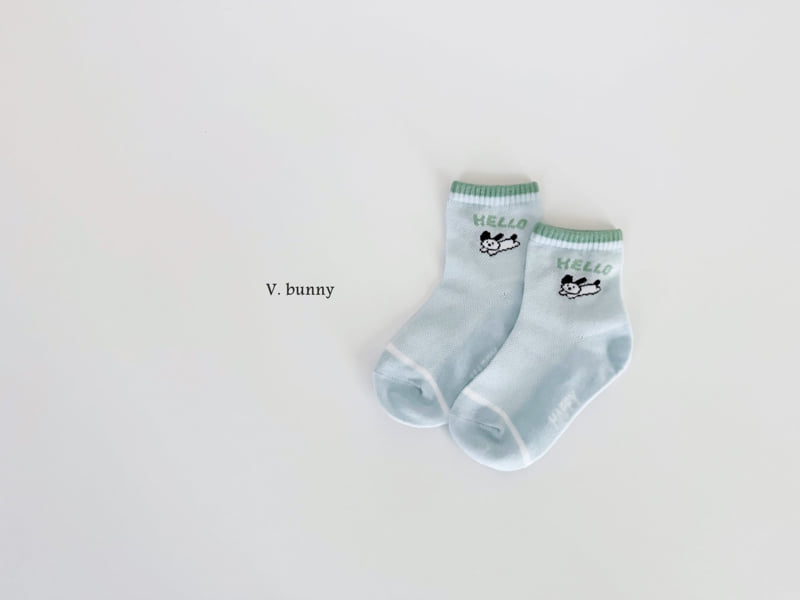 V Bunny - Korean Children Fashion - #stylishchildhood - Hello Hello Socks Set - 7
