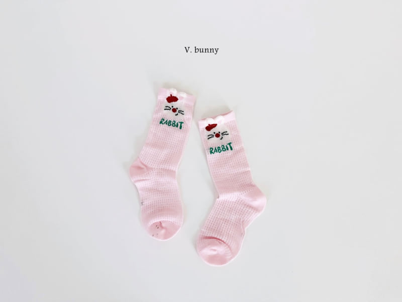 V Bunny - Korean Children Fashion - #prettylittlegirls - Bubble Socks Set - 4