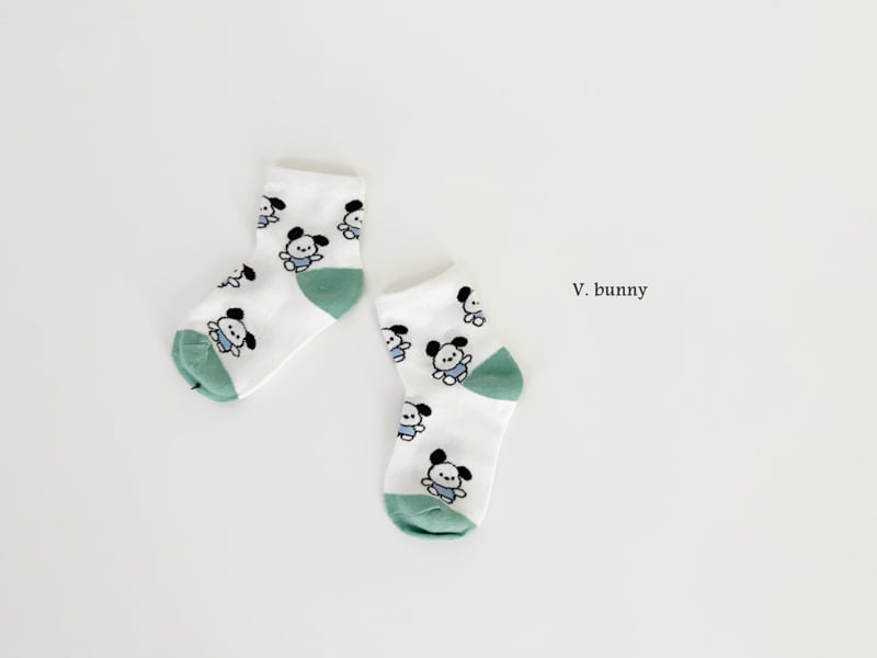 V Bunny - Korean Children Fashion - #toddlerclothing - Hello Hello Socks Set - 6