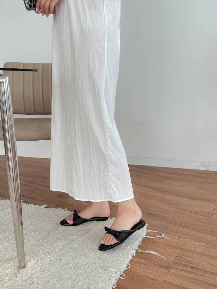 Vade - Korean Women Fashion - #momslook - Stiletto Mesh Open Sandals - 5