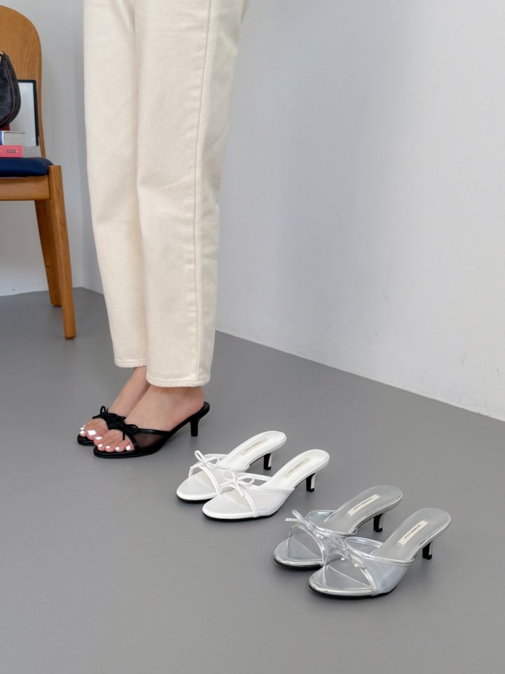 Vade - Korean Women Fashion - #momslook - Mesh Mule Sandals  